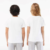 Lacoste Kids Basic Embroidered Regular T-Shirt White