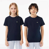 Lacoste Kids Basic Embroidered Regular T-Shirt Navy