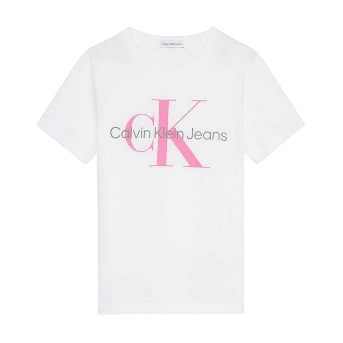 Calvin Klein Kids Monogram Cotton T-Shirt Bright White