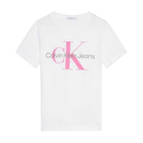 Calvin Klein Kids Monogram Cotton T-Shirt Bright White
