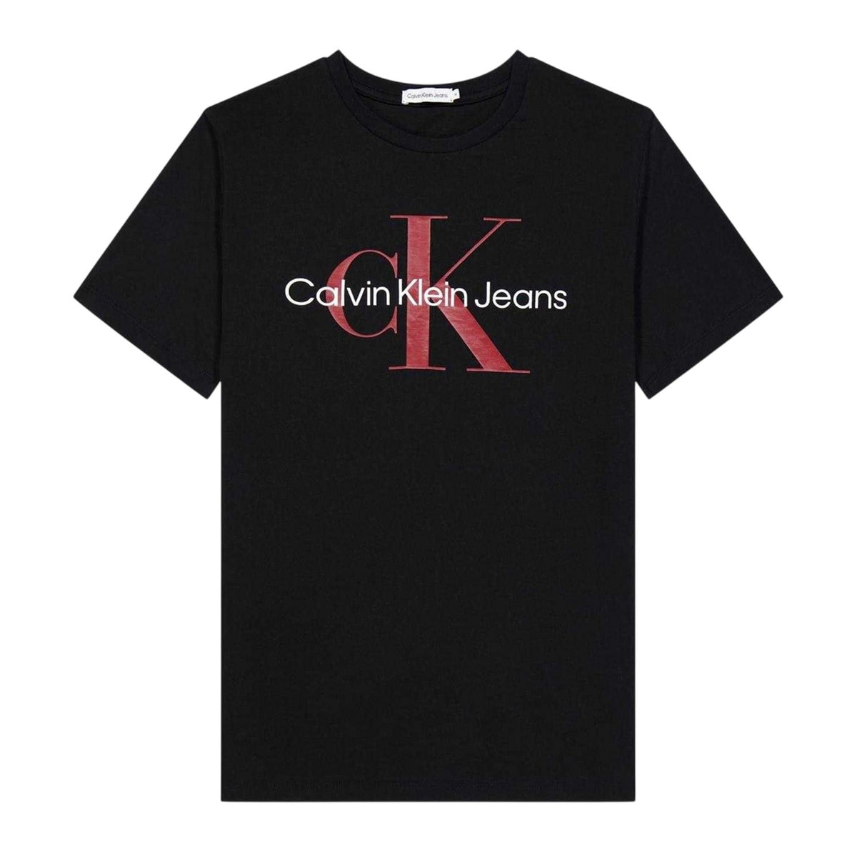 Calvin Klein Kids Monogram Cotton T-Shirt Black