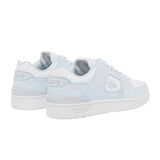 Lacoste Womens Court Cage Leather Trainers Blue/White
