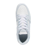 Lacoste Womens Court Cage Leather Trainers Blue/White