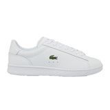 Lacoste Mens Carnaby Leather Flat Trainers White