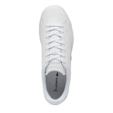 Lacoste Mens Carnaby Leather Flat Trainers White