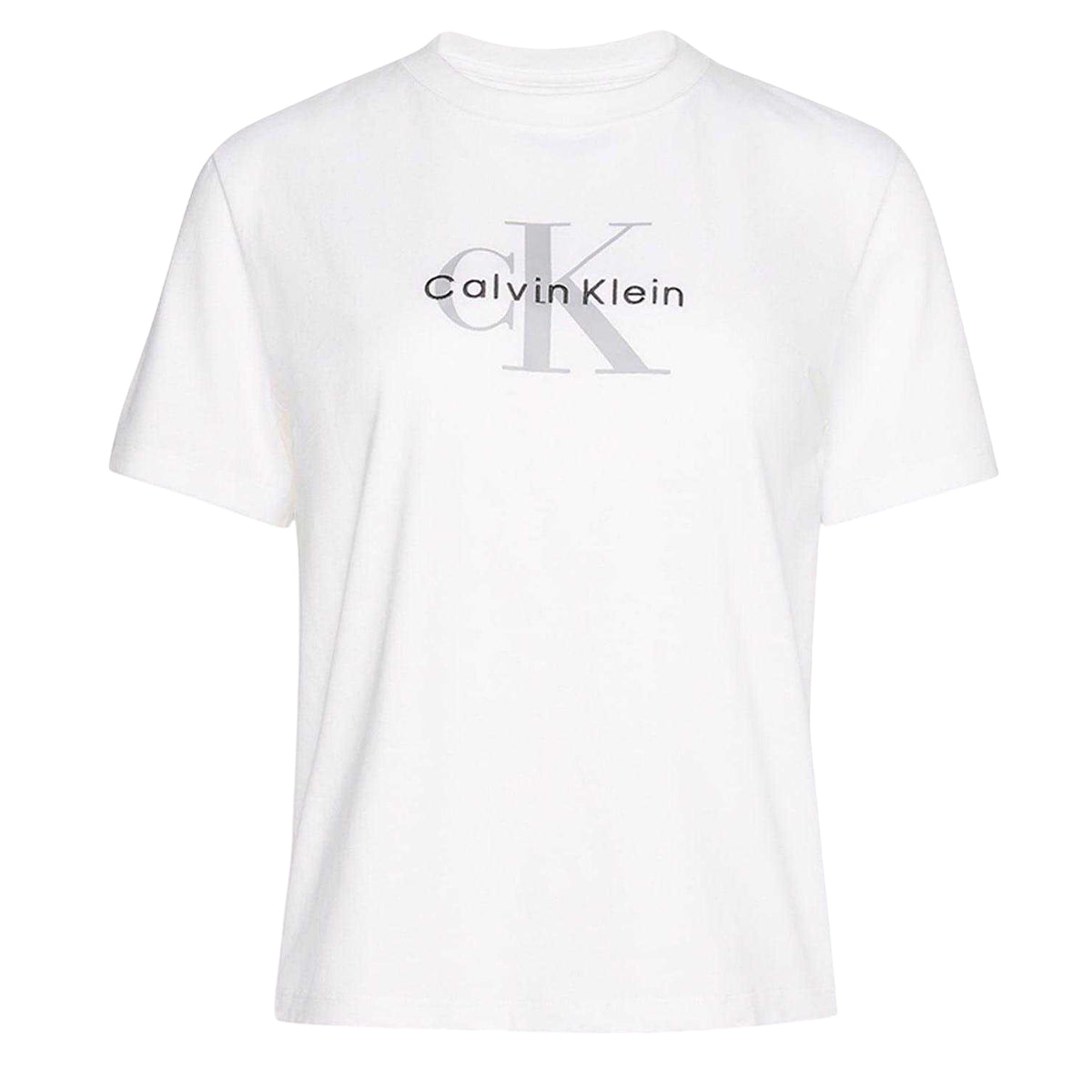 Calvin Klein Womens Hero Mono Cotton T-Shirt White
