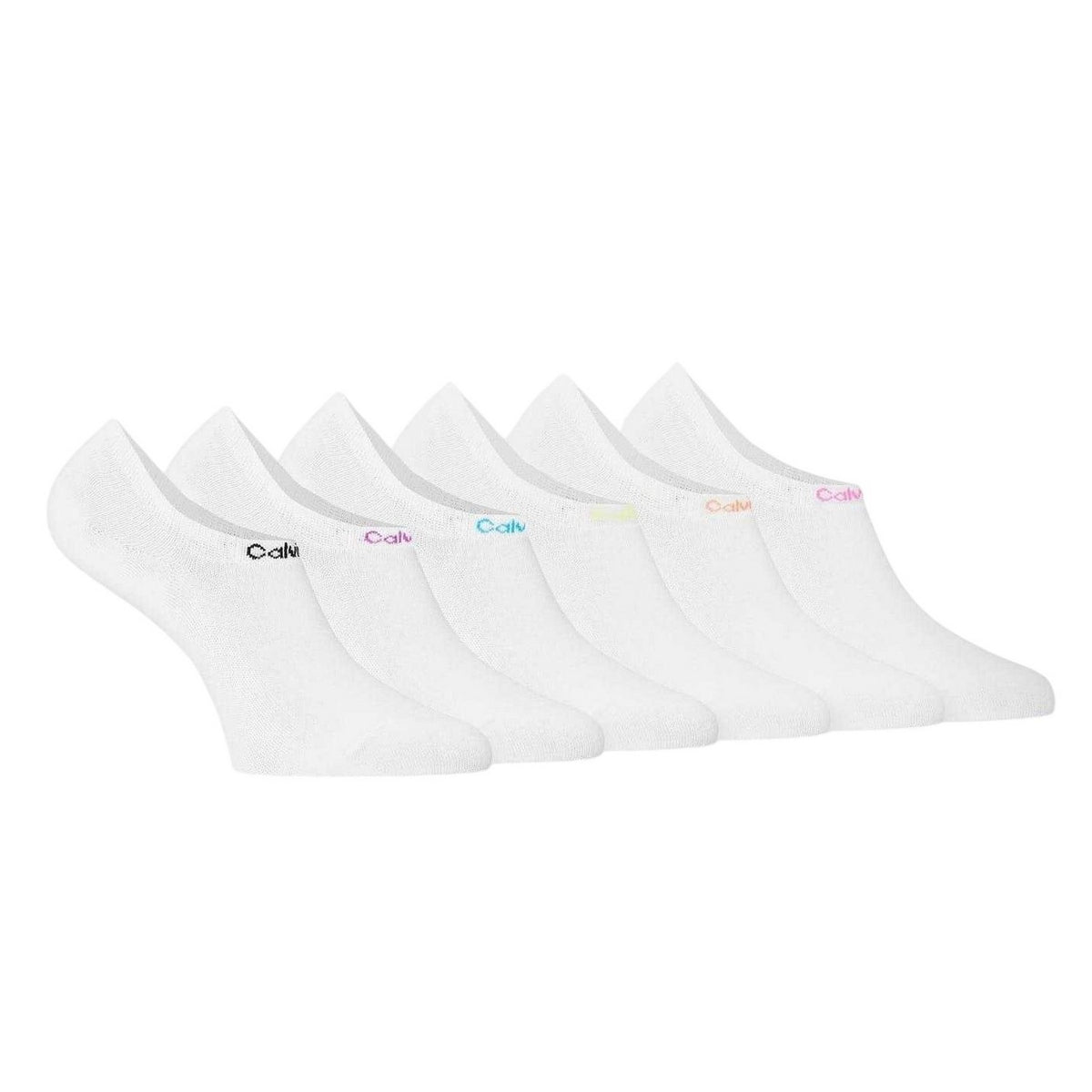 Calvin Klein Womens Liner Socks (Pack of 3) White