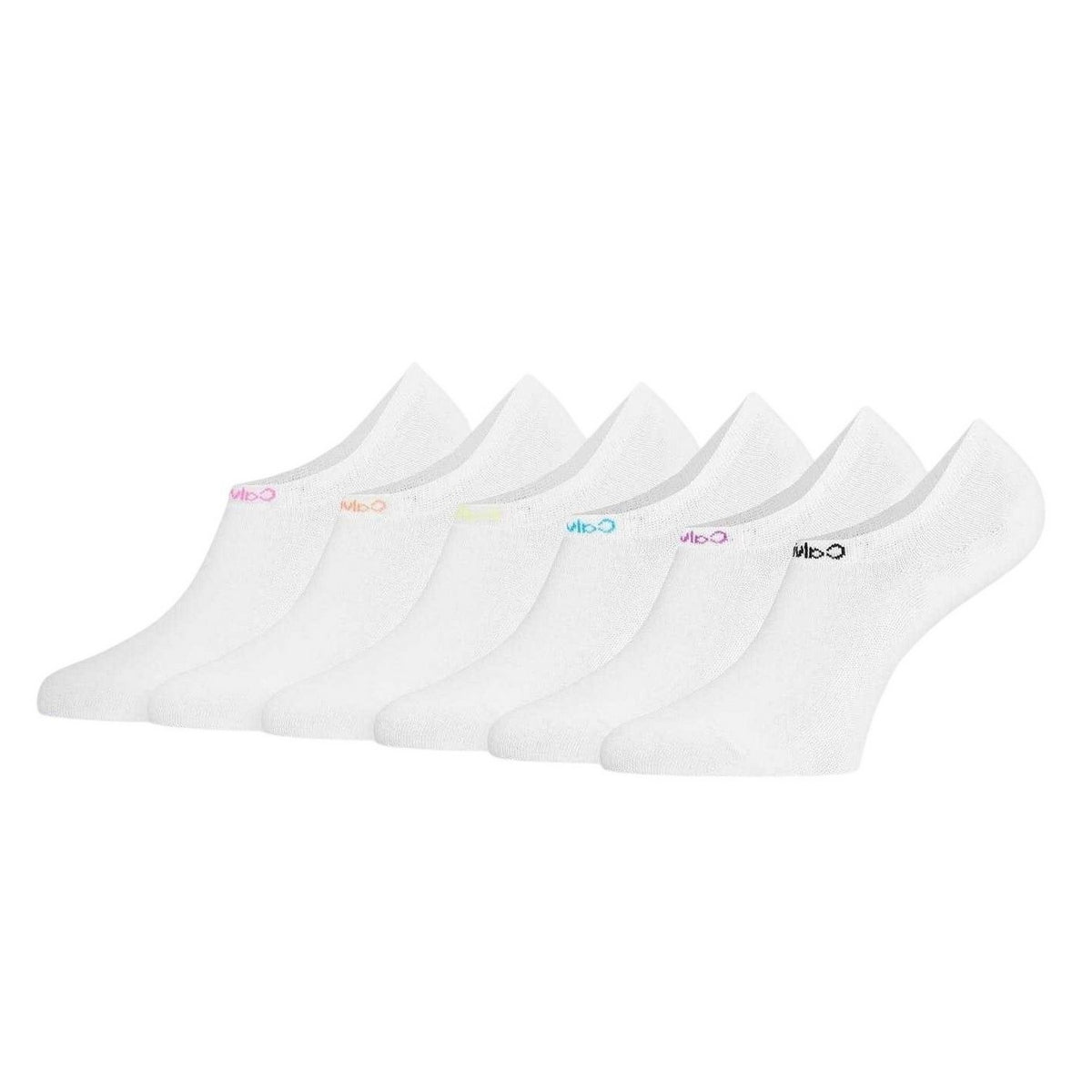 Calvin Klein Womens Liner Socks (Pack of 3) White