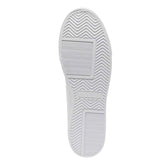 Lacoste Womens Ziane Leather Platform Trainers White/Gold