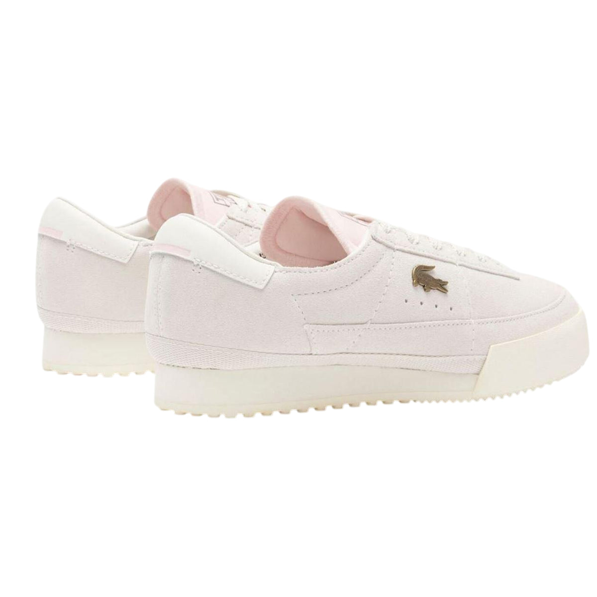 Lacoste Womens L003 Neo Suede Chunky Sole Trainers Off White