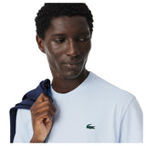 Lacoste Mens Embroidered Logo T-Shirt Blue