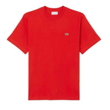 Lacoste Mens Embroidered Logo T-Shirt Red