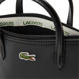 Lacoste Logo Canvas Crossbody Bag Black