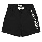 Calvin Klein Kids Logo Swim Shorts Black