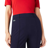Lacoste Womens Embroidered Logo Trousers Navy Blue