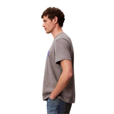 Calvin Klein Mens Logo T-Shirt Medium Heather Grey