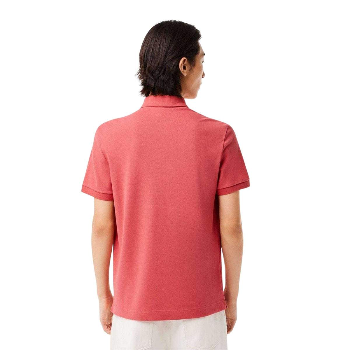 Lacoste Mens Paris Stretch Polo Shirt Red