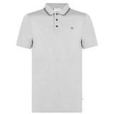 Calvin Klein Mens Broadway Polo Shirt Silver