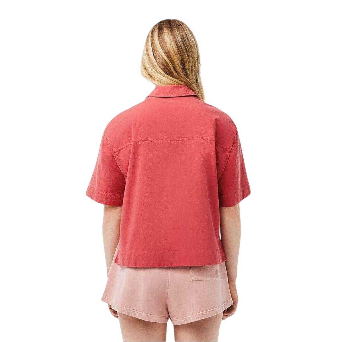 Lacoste Womens Embroidered Relaxed Fit Shirt Sierra