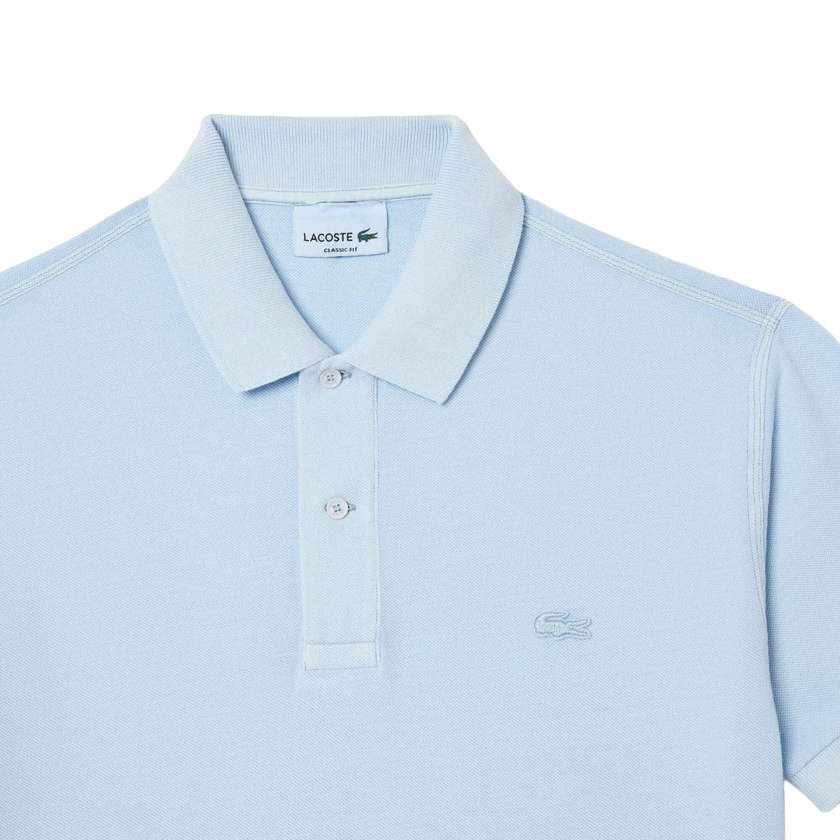 Lacoste Unisex Adult Natural Dyed Classic Polo Shirt Blue