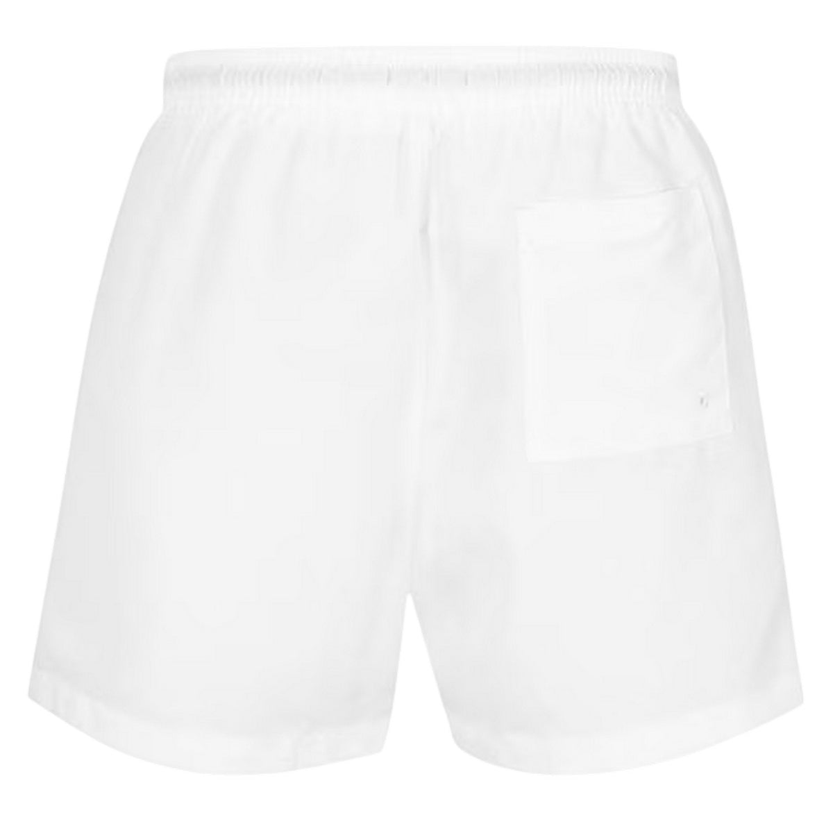 Calvin Klein Mens Logo Polyester Swim Shorts White