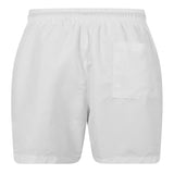Calvin Klein Mens Logo Polyester Swim Shorts Off White