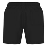 Calvin Klein Mens Logo Polyester Swim Shorts Black