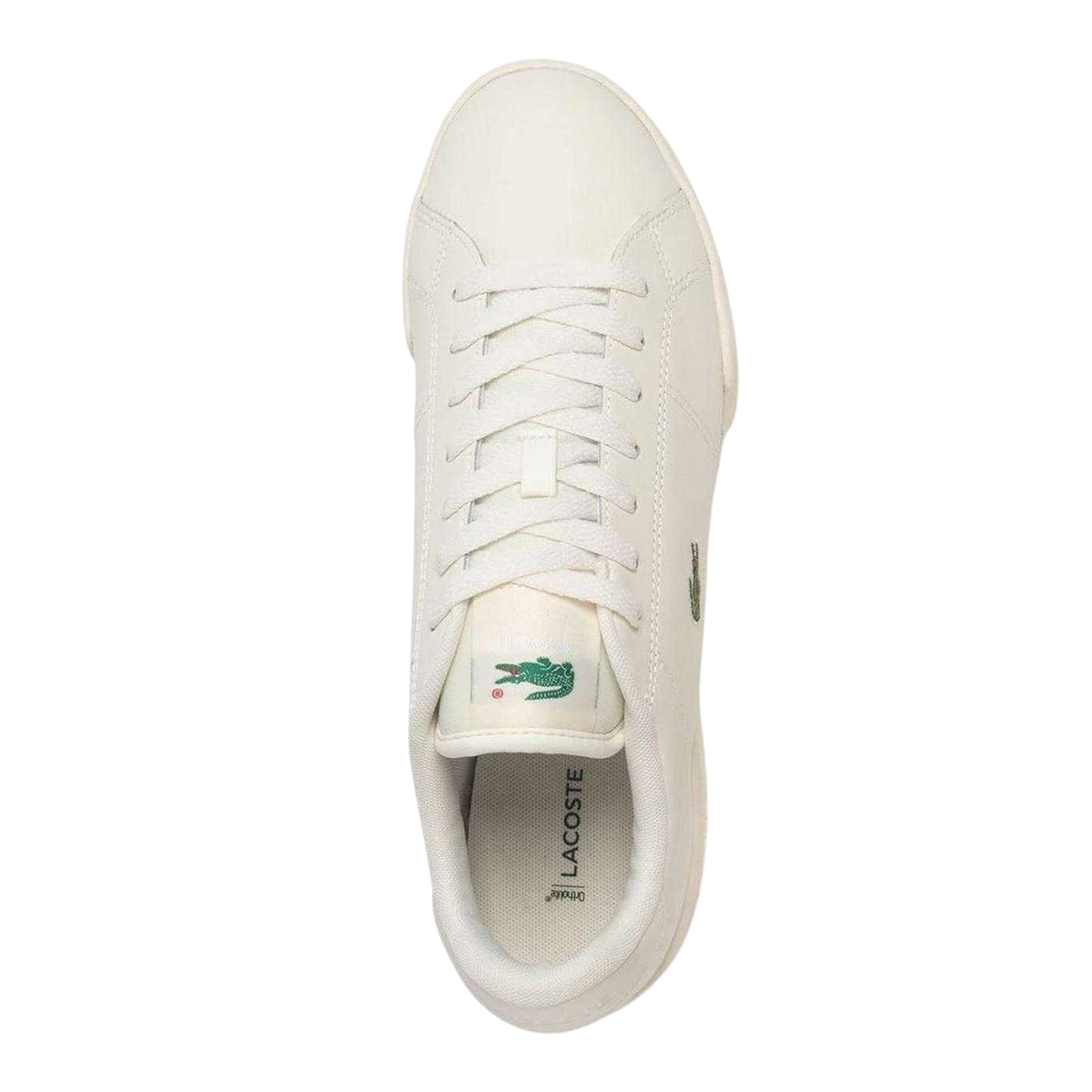 Lacoste Mens Carnaby Leather Cupsole Trainers Off White