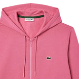 Lacoste Mens Knitted Full Zip Hoodie Pink