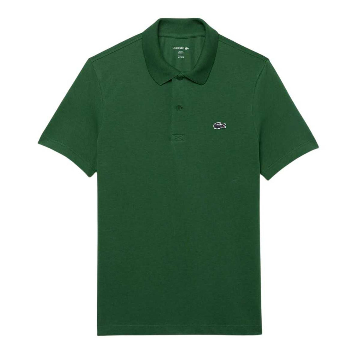 Lacoste Mens Chest Logo Regular Polo Shirt Dark Green