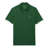 Lacoste Mens Chest Logo Regular Polo Shirt Dark Green