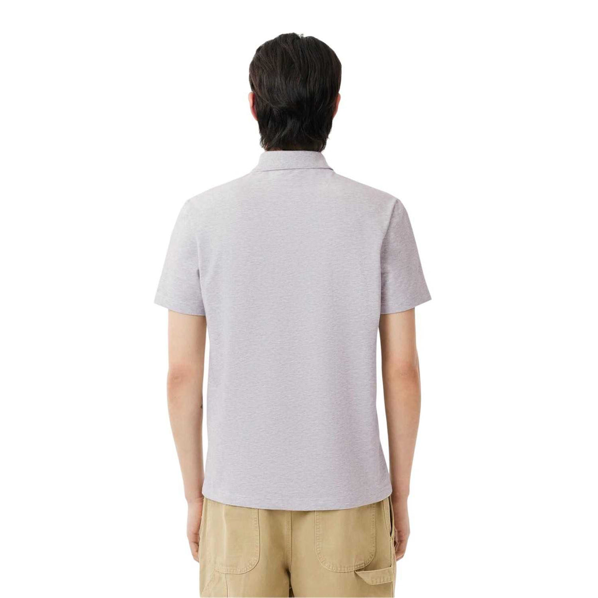 Lacoste Mens Chest Logo Regular Polo Shirt Light
