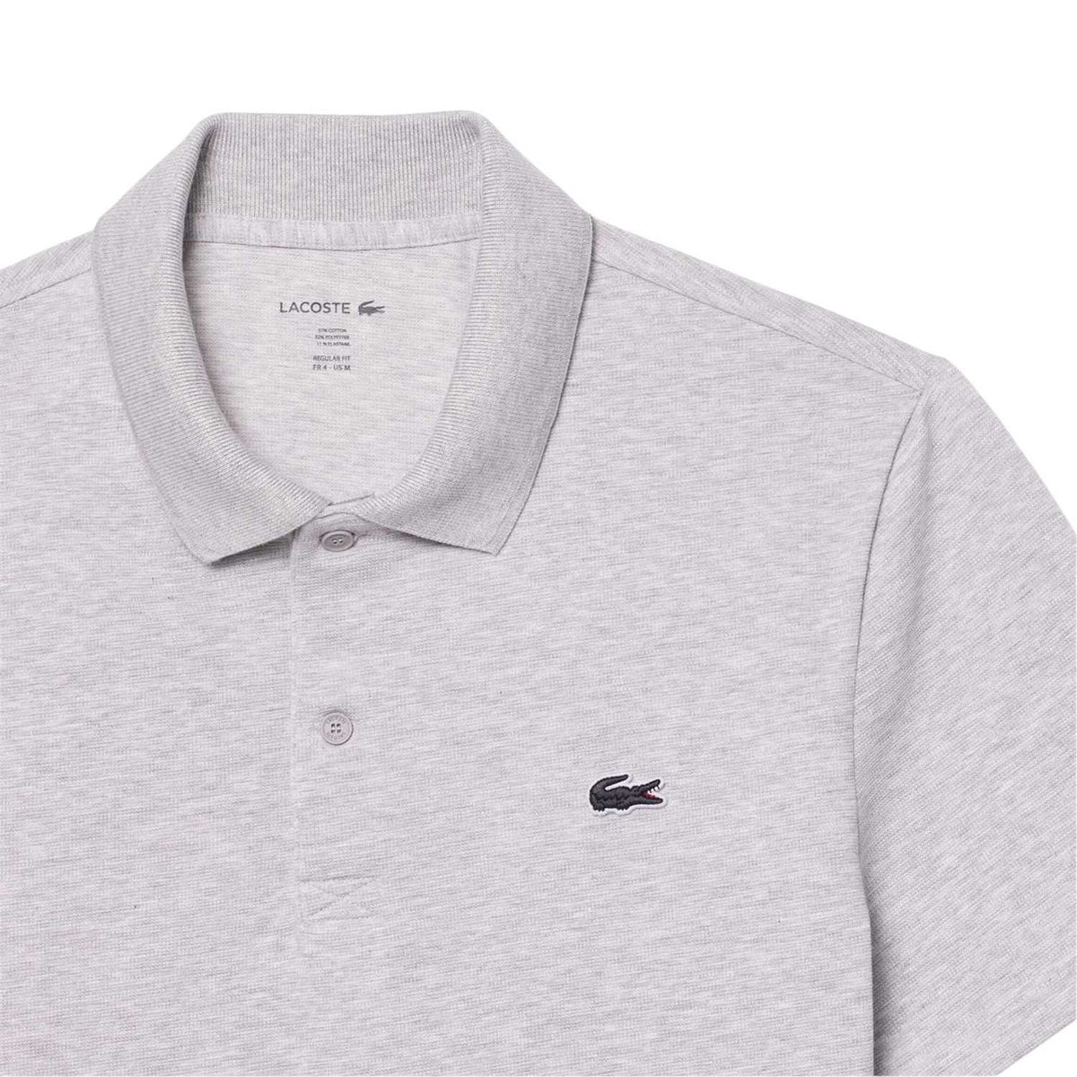 Lacoste Mens Chest Logo Regular Polo Shirt Light
