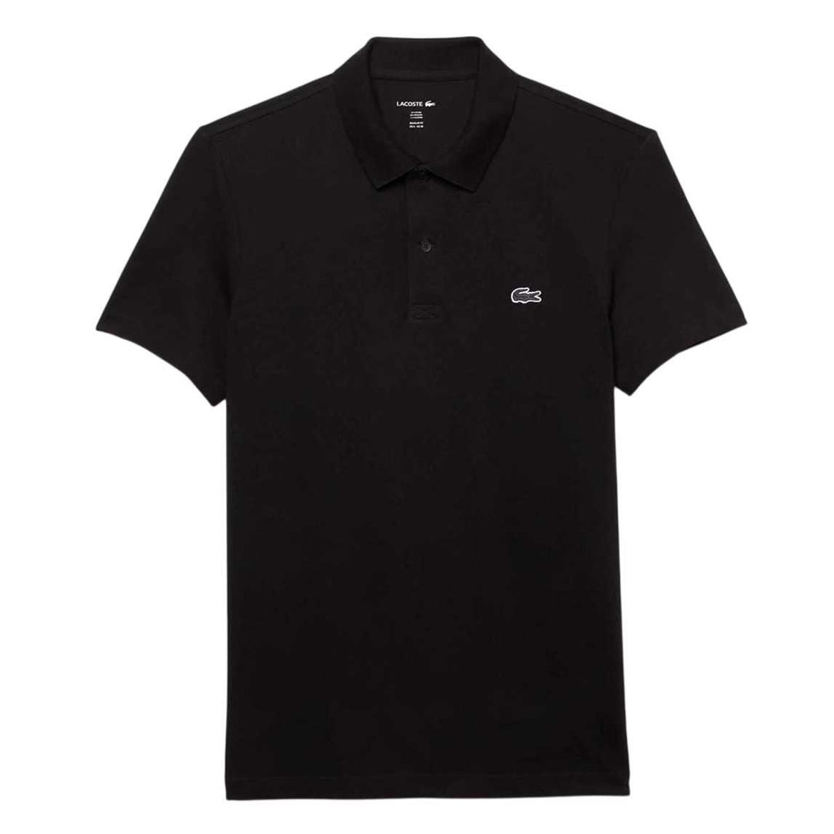 Lacoste Mens Chest Logo Regular Polo Shirt Black