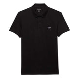 Lacoste Mens Chest Logo Regular Polo Shirt Black