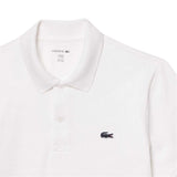 Lacoste Mens Chest Logo Regular Polo Shirt White