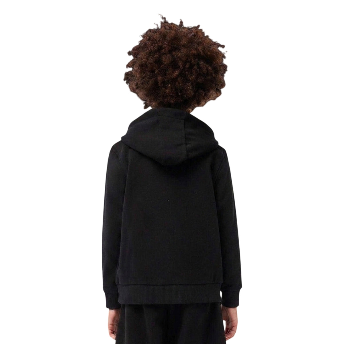 Lacoste Boys Basic Full Zip Hoodie Black