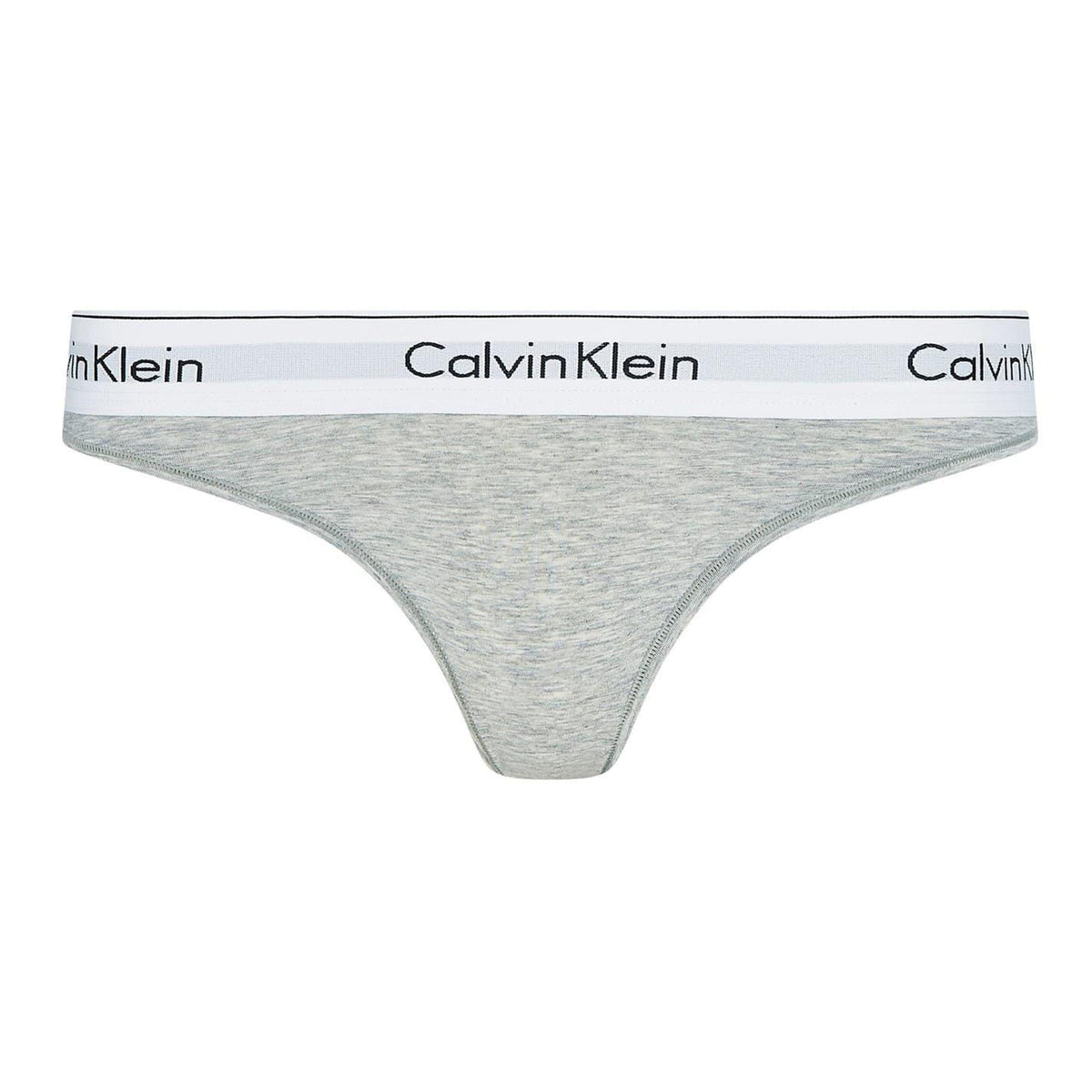Calvin Klein Womens Cotton Blend Lightweight Modern Briefs Grey