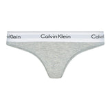 Calvin Klein Womens Cotton Blend Lightweight Modern Briefs Grey
