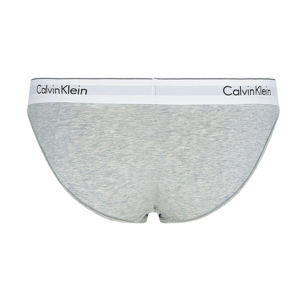 Calvin Klein Womens Cotton Blend Lightweight Modern Briefs Grey