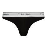Calvin Klein Womens Cotton Blend Lightweight Modern Briefs Black