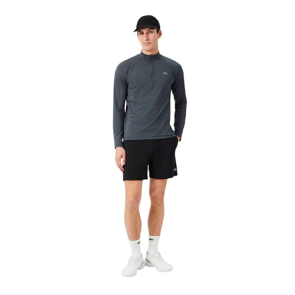 Lacoste Mens Tech Performance Tennis Shorts Black