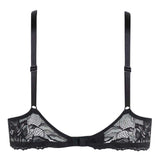 Calvin Klein Womens Floral Bra Black