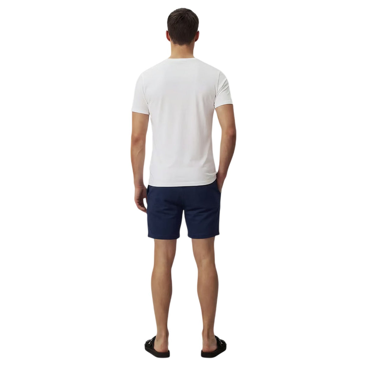 Calvin Klein Mens New York Collegiate Athletic Shorts Dark Denim