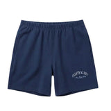 Calvin Klein Mens New York Collegiate Athletic Shorts Dark Denim