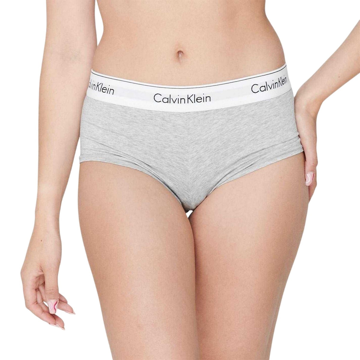 Calvin Klein Womens Modern Knicker Shorts Grey