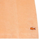 Lacoste Womens Fleece Shorts Orange