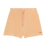Lacoste Womens Fleece Shorts Orange