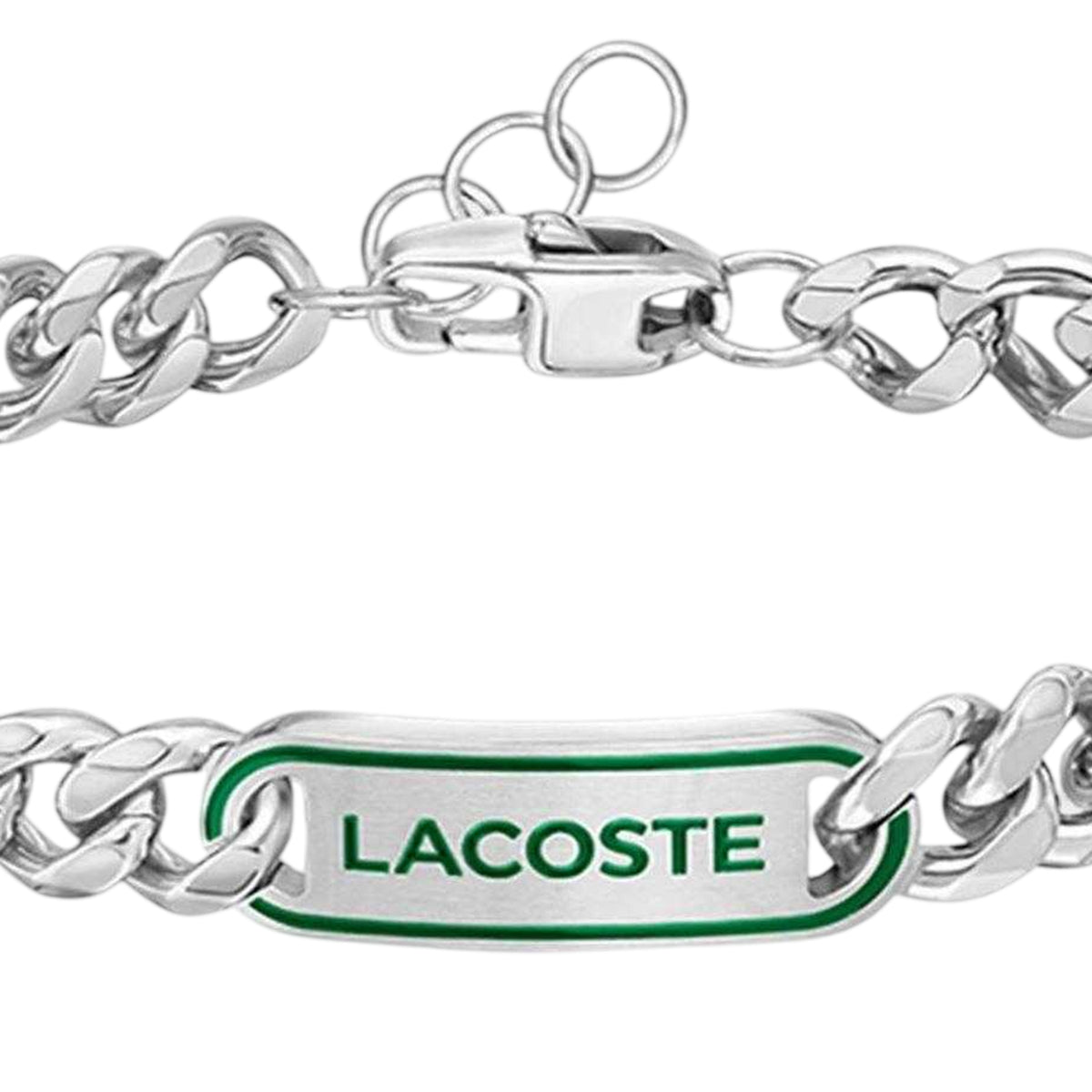 Lacoste Mens Stainless Steel Bracelet Silver