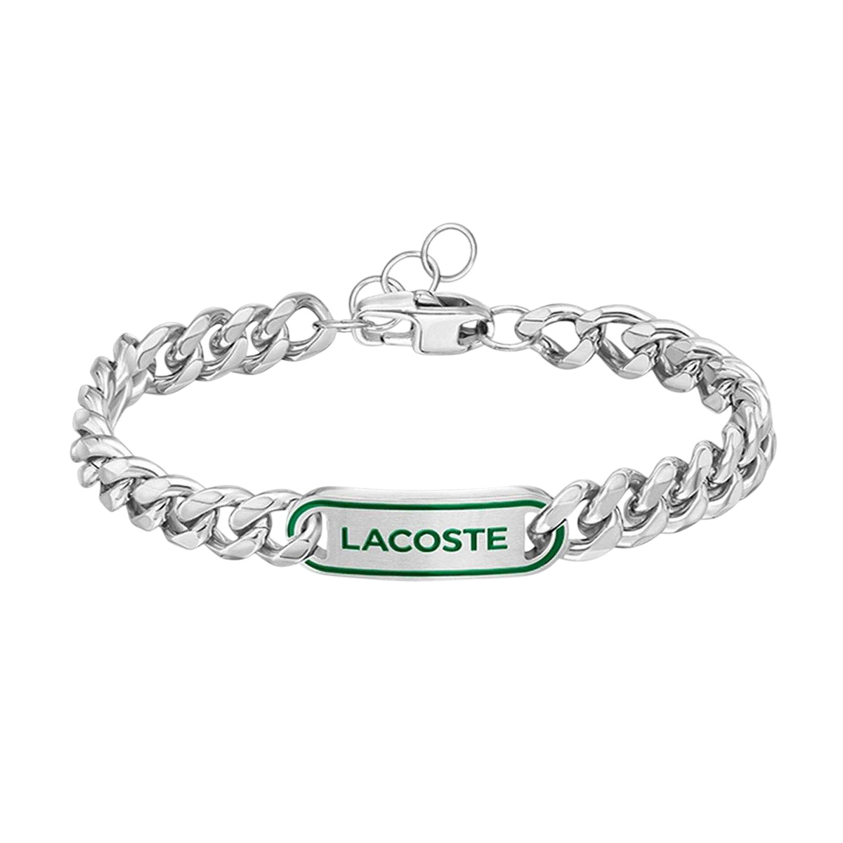Lacoste Mens Stainless Steel Bracelet Silver